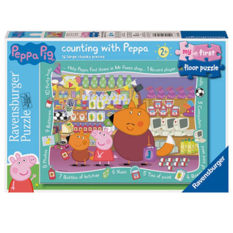 Ravensburger 16pc – Peppa Pig My First Floor Puzzle