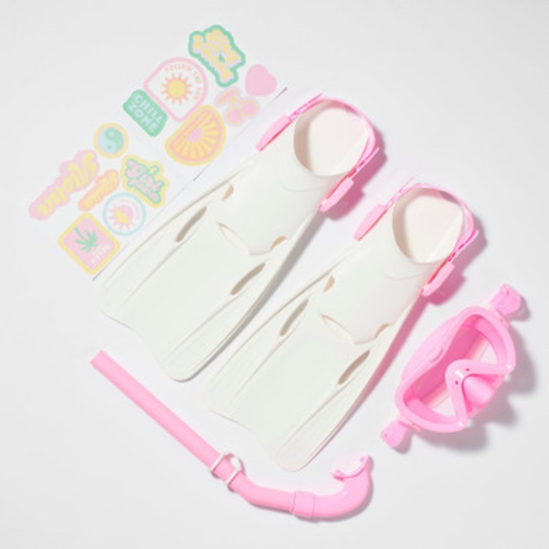 Sunnylife – Kids Snorkel Set Medium – Summer Sherbet Pink