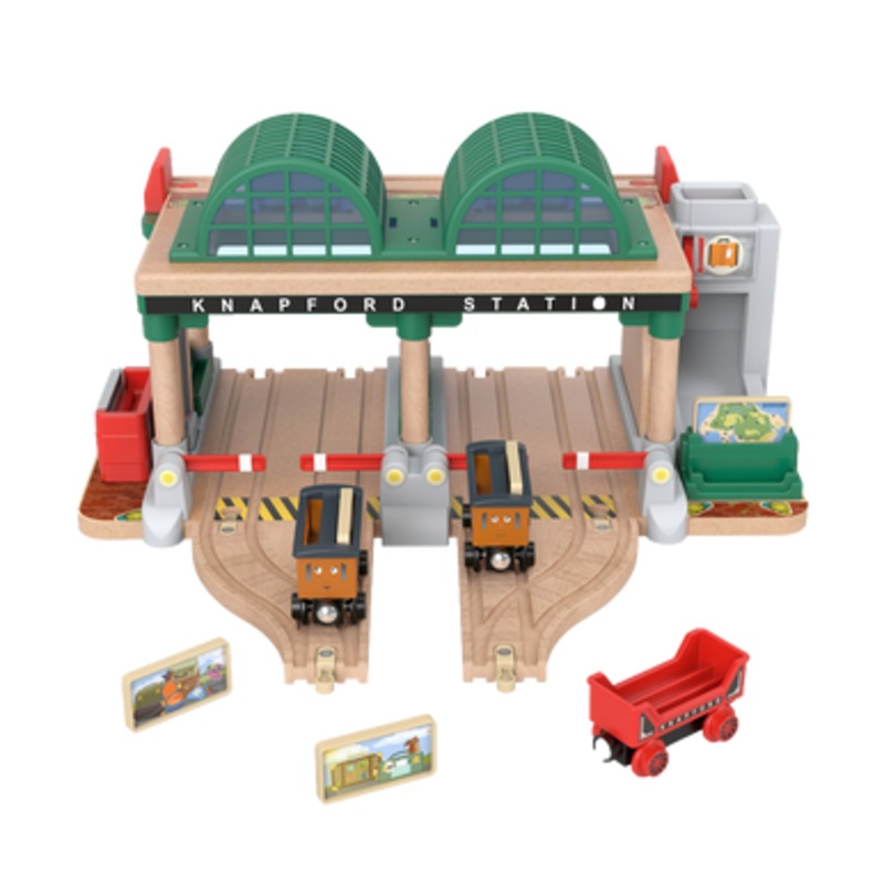 Thomas & Friends Wooden Railway – Knapford Station Passenger Pickup Playset