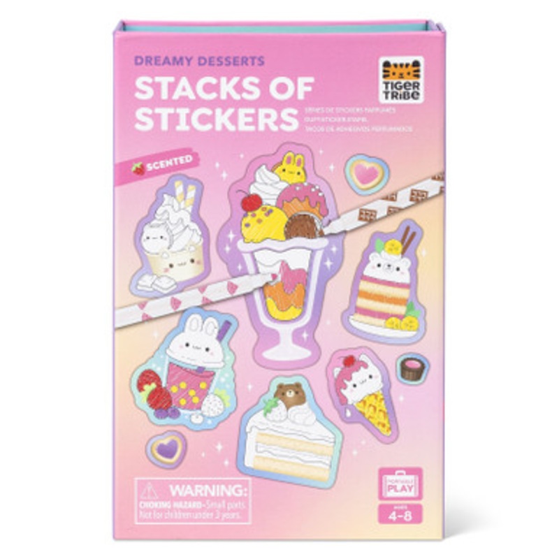 Tiger Tribe – Scented Stacks Of Stickers – Dreamy Desserts