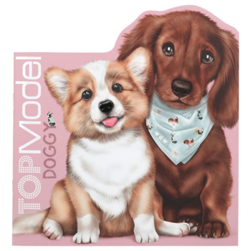 Top Model – Doggy Shaped Colouring Book