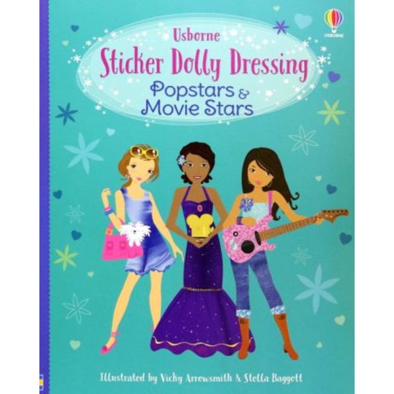 Usborne – Sticker Dolly Dressing – Popstars & Movie Stars (Teal)