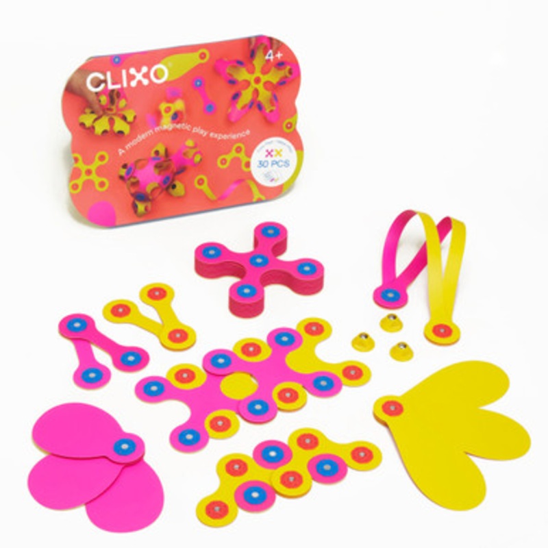 Clixo – Crew Pack – Pink/Yellow 30 pieces