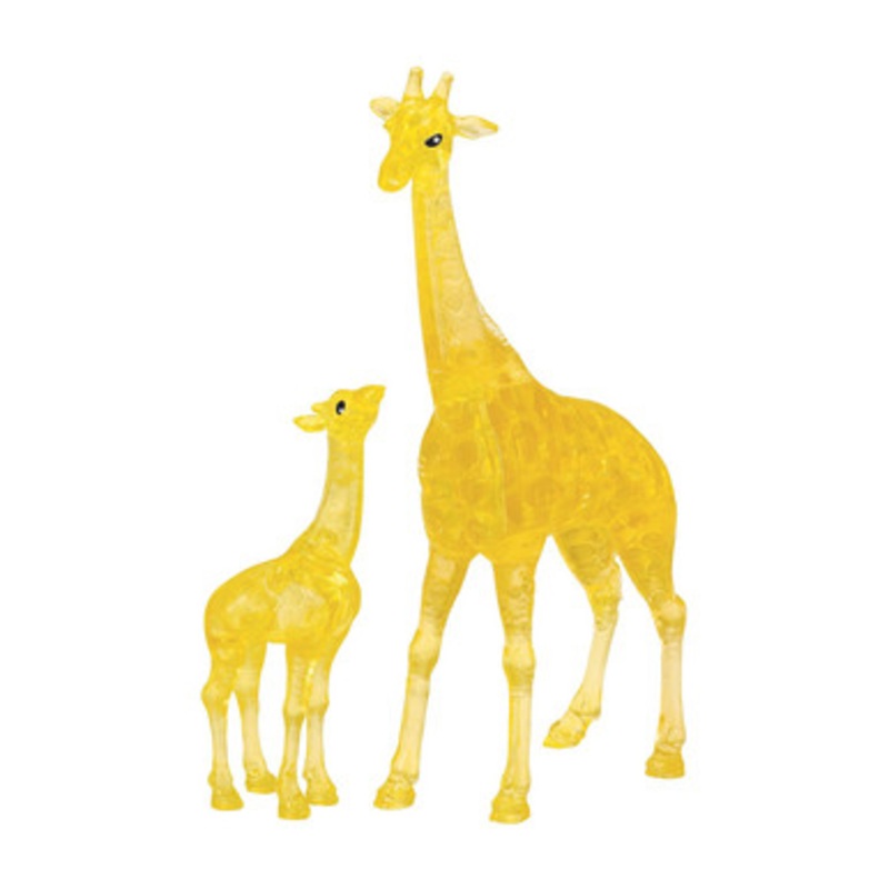 Crystal Puzzle 3D – 2 Giraffes
