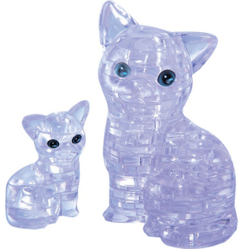 Crystal Puzzle 3D – Cat & Kitten