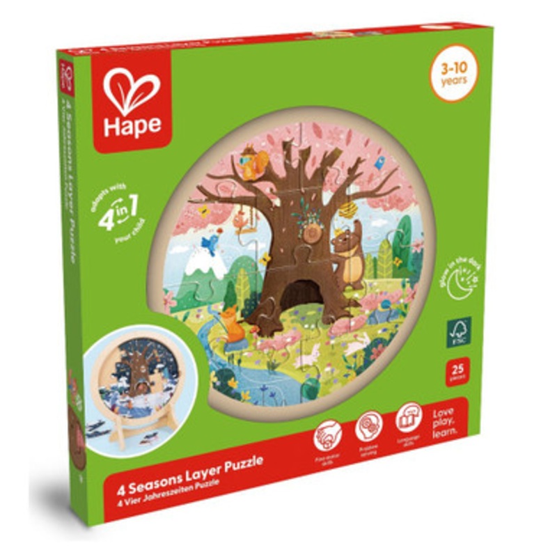 Hape – 4 Seasons Layer Puzzle