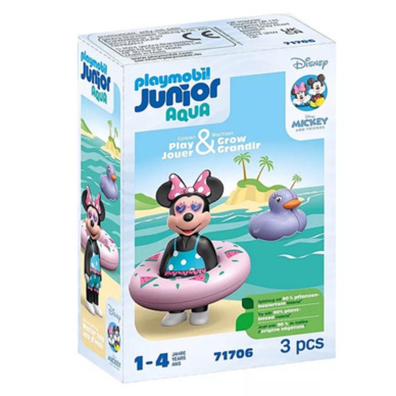 Playmobil JUNIOR – Aqua – Disney: Minnie Mouse’s Beach Trip 71706