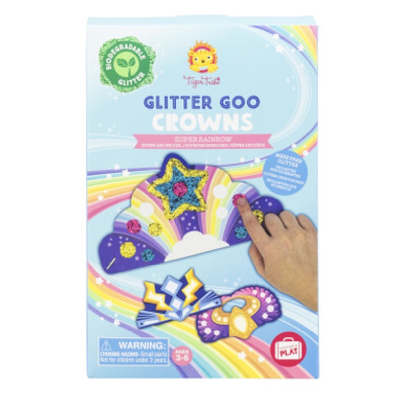 Tiger Tribe – Glitter Goo Crowns – Super Rainbow