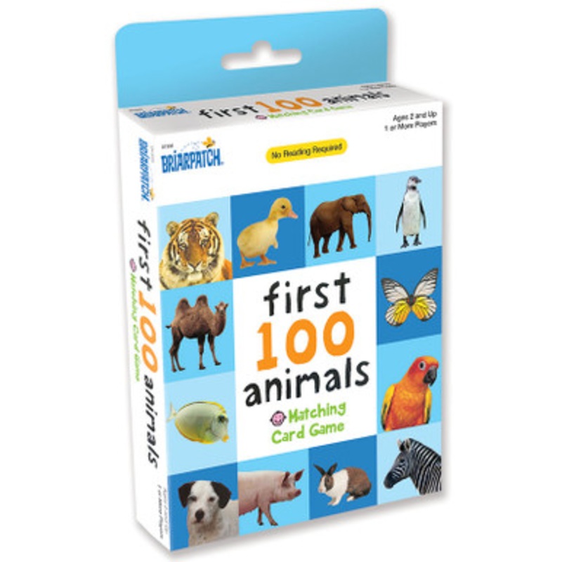 Briarpatch – First 100 Matching Card Game  Animals