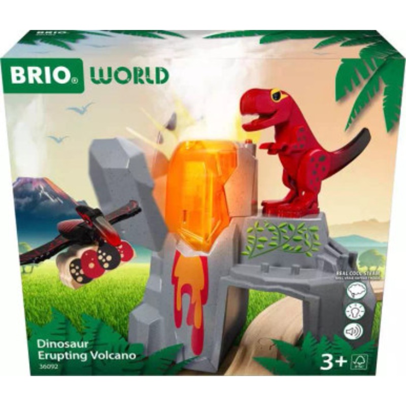 Brio – Dinosaur Erupting Volcano Set 36092