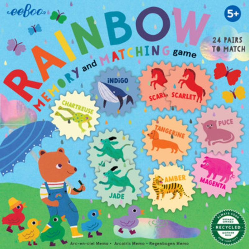 eeBoo – Memory Match Game Rainbow