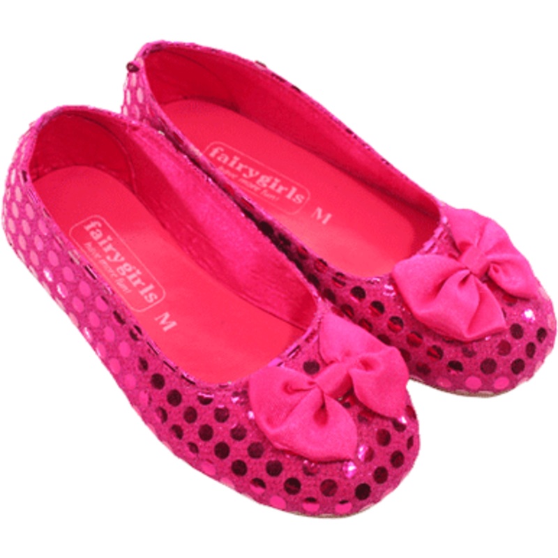 Fairy Girls – Sparkle Shoes Hot Pink
