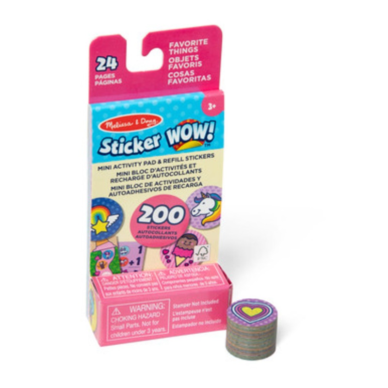 Melissa & Doug – Sticker WOW! Refill Stickers – Favourite Things