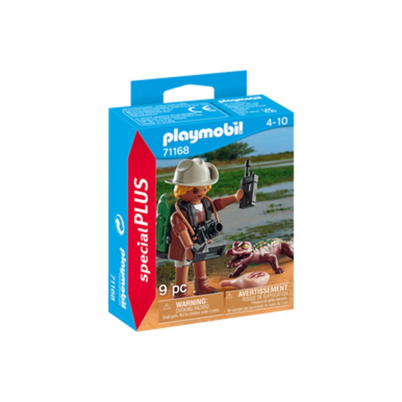 Playmobil – Special Plus – Researcher with Young Caiman 71168