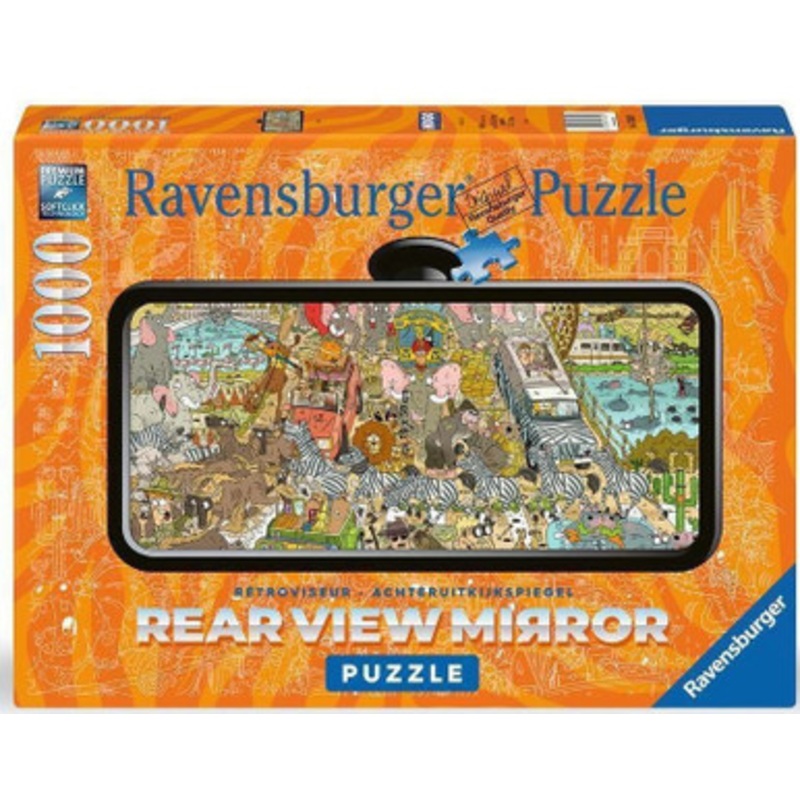 Ravensburger 1000pc – Rearview Mirror Safari Puzzle