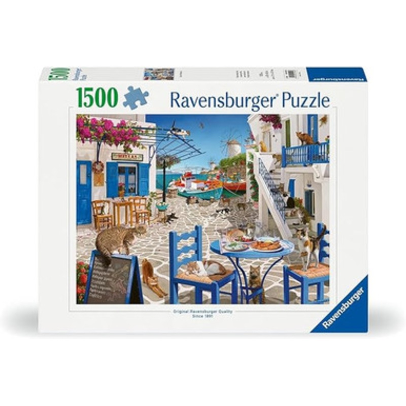 Ravensburger 1500pc – Cats Of Mykonos Puzzle