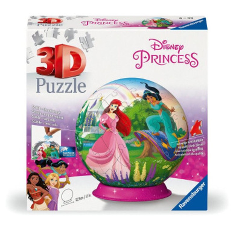 Ravensburger 72pc – 3D Puzzleball Disney Princess Puzzle