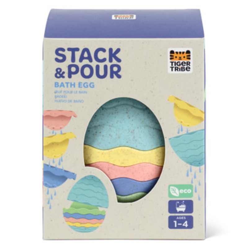 Tiger Tribe – Stack & Pour – Bath Egg – Eco
