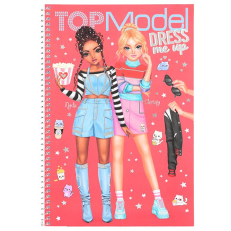 Top Model Dress Me Cutie Star Sticker Book
