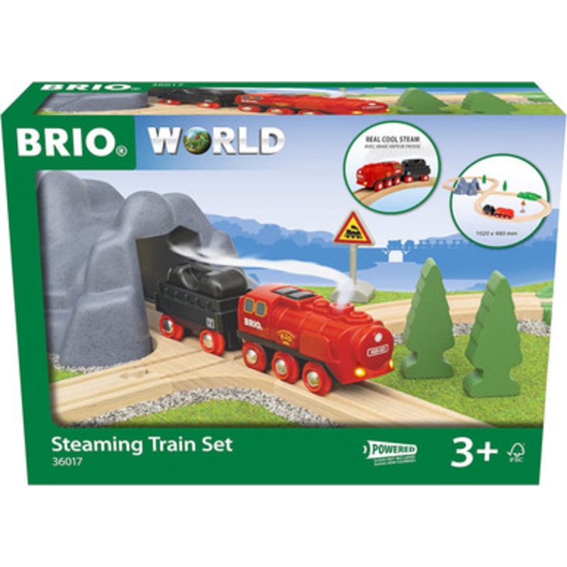 BRIO – Steaming Train Set 24 Pieces | 36017