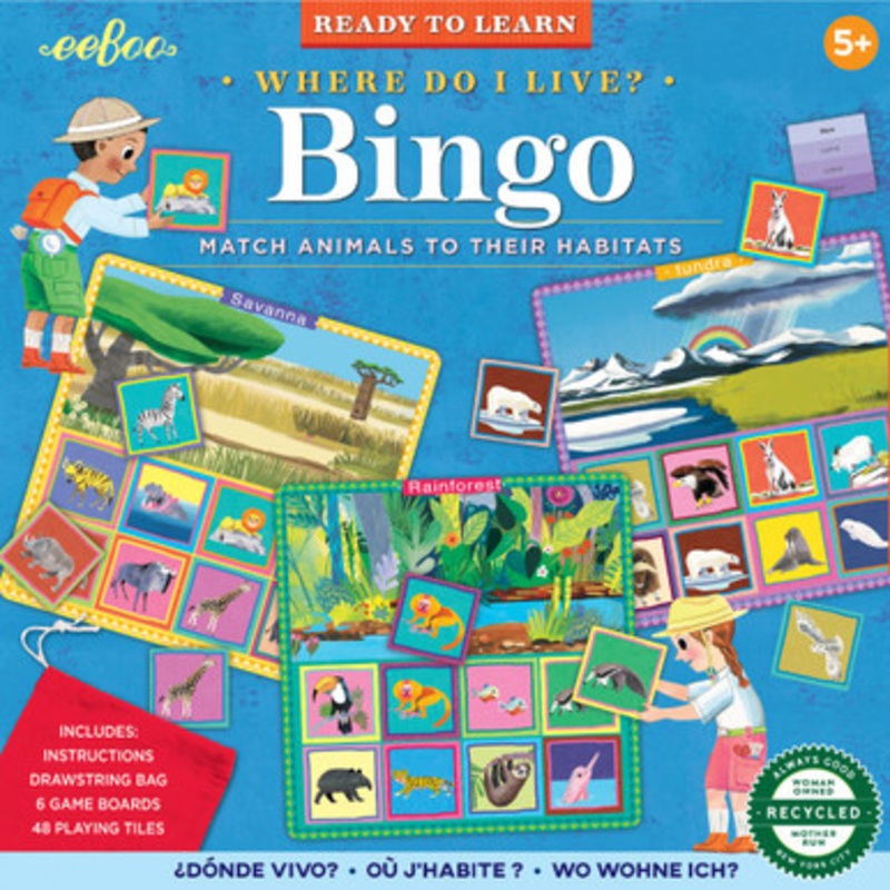 eeBoo – Bingo – Where do I live?