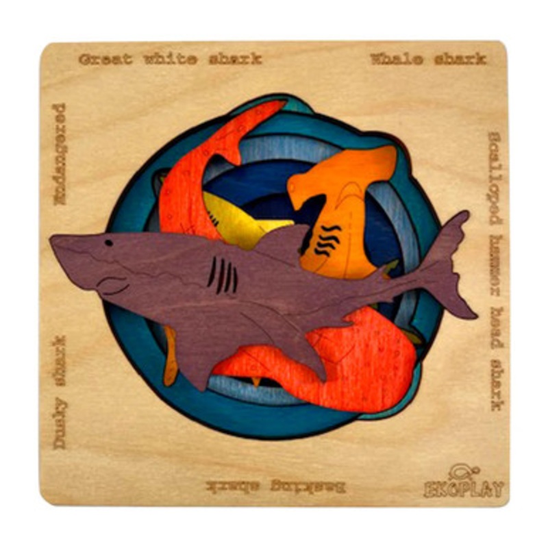Ekoplay – Endangered Shark Layer Puzzle