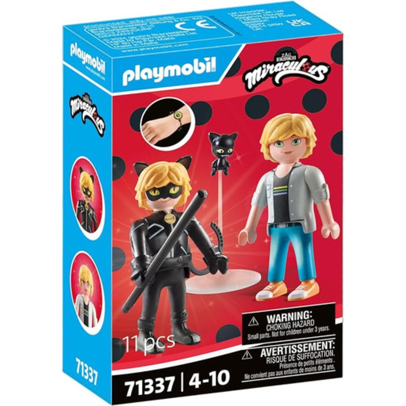 Playmobil –  Miraculous: Adrien & Cat Noir 71337