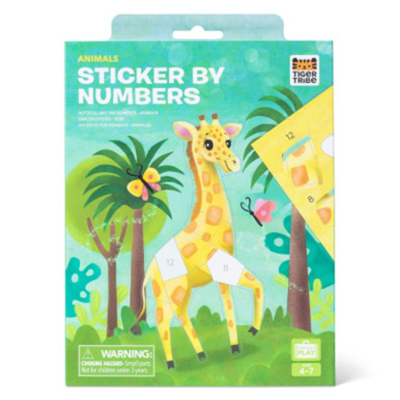 Tiger Tribe – Sticker by Numbers – Animals