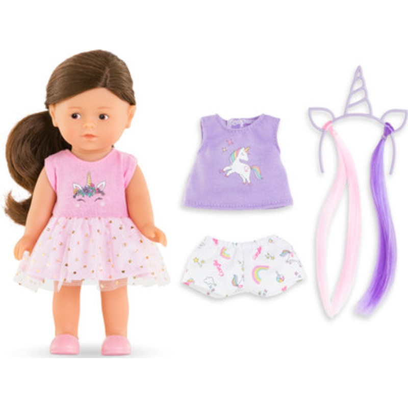 Corolle Mini Corolline Doll – Romy Unicorn Set