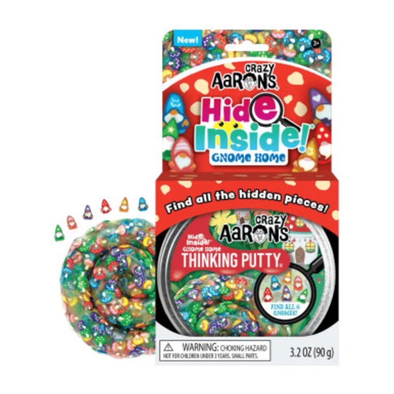 Crazy Aaron’s HIDE INSIDE Thinking Putty – Gnome Home 4 Tin