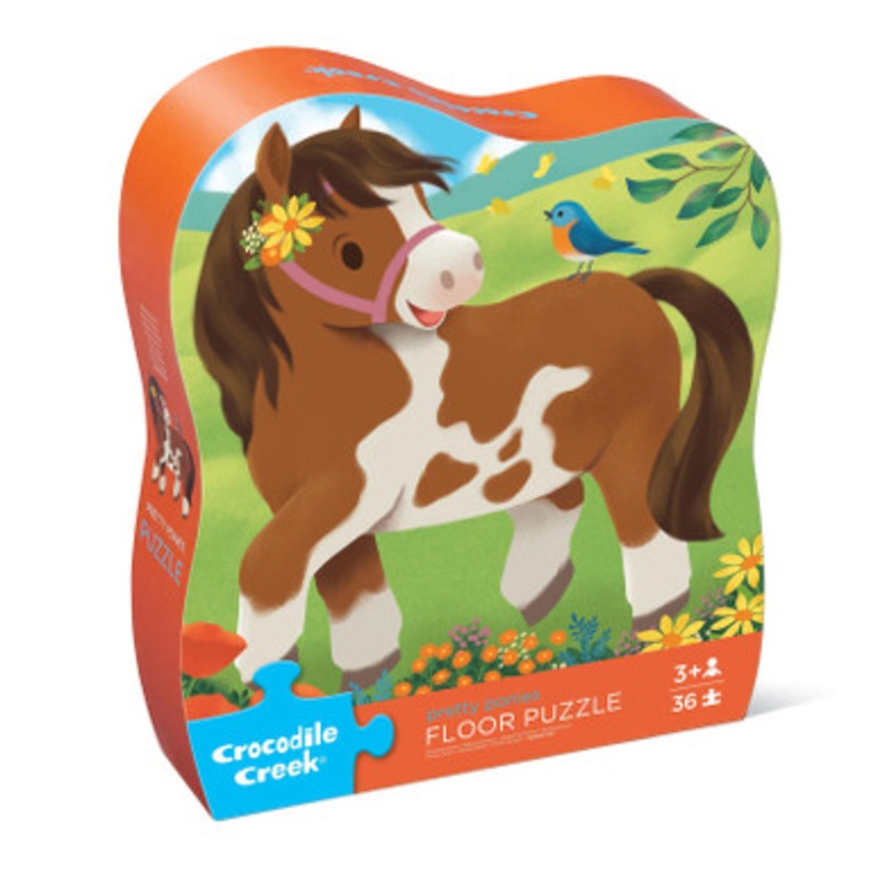 Crocodile Creek – Classic Floor Puzzle 36 pc – Pretty Ponies