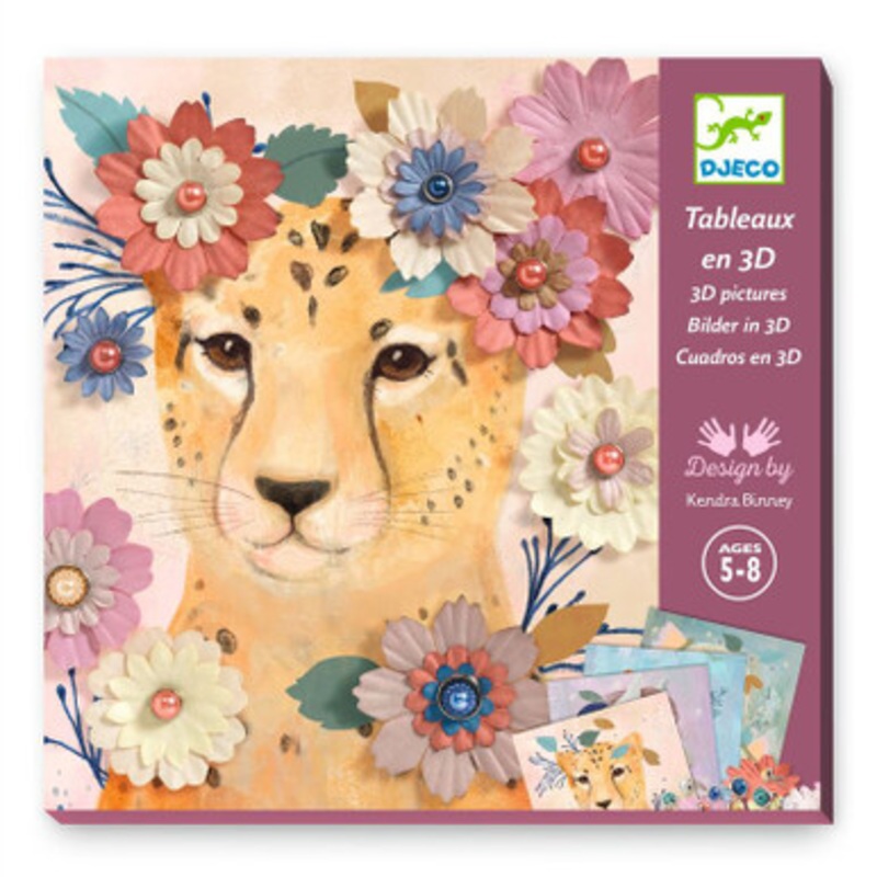 Djeco – Floral Wreaths 3D Pictures