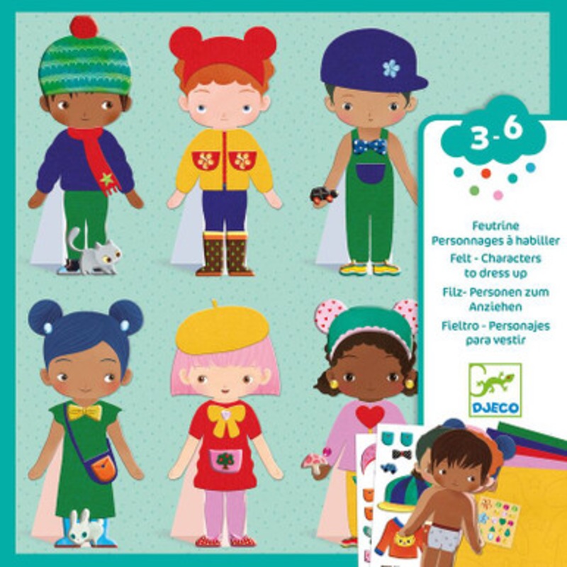 Djeco – Soft Dress Up Collage Set