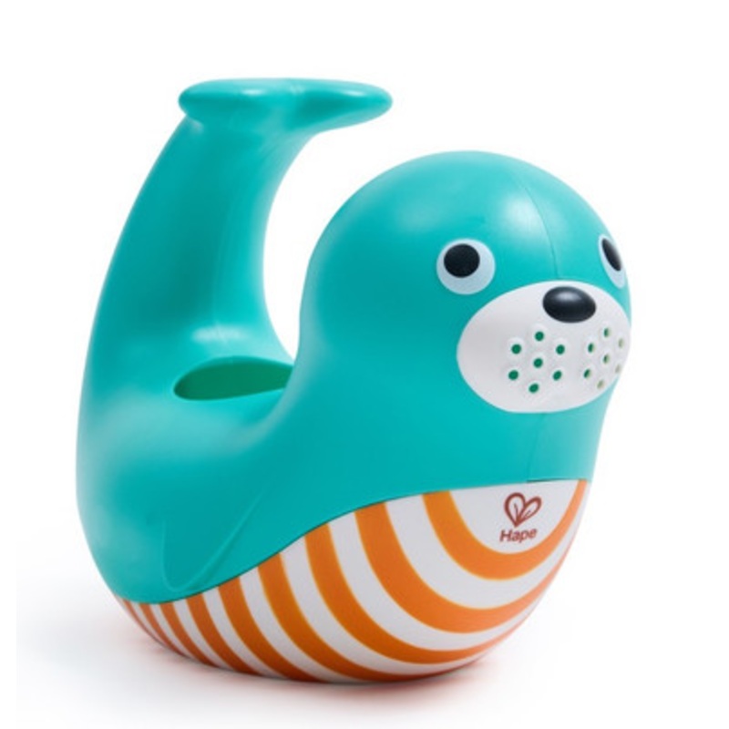 Hape Bath Toys Happy Splashers Seal Jug