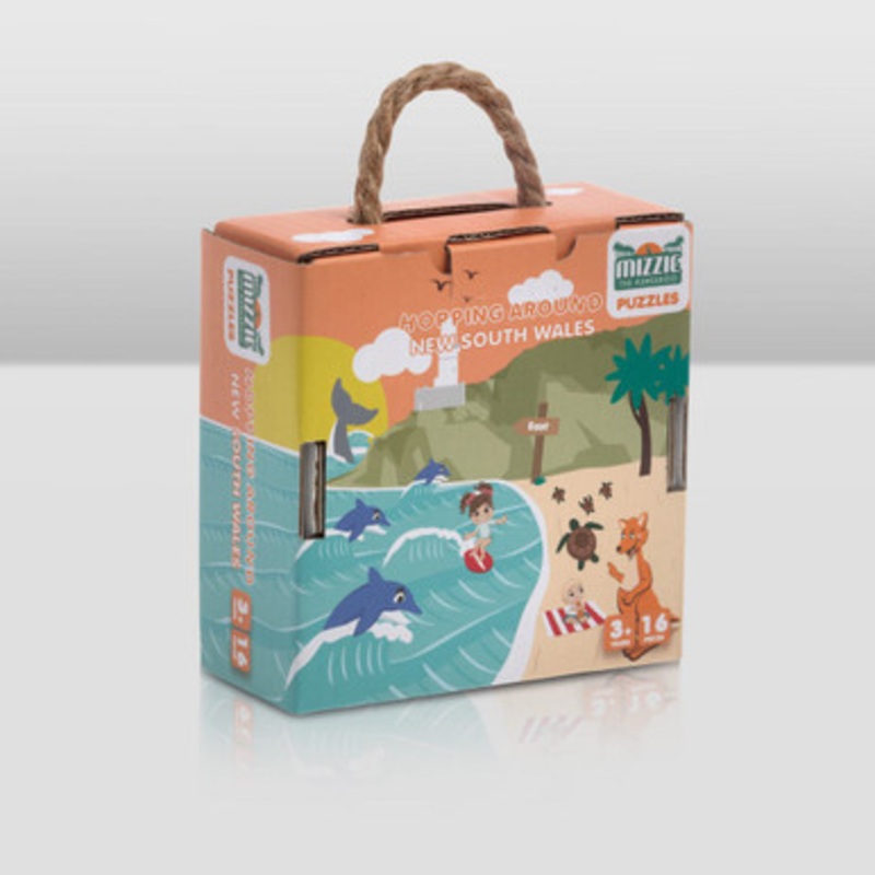 Mizzie the Kangaroo Collectible Puzzles – Hopping Around New South Wales