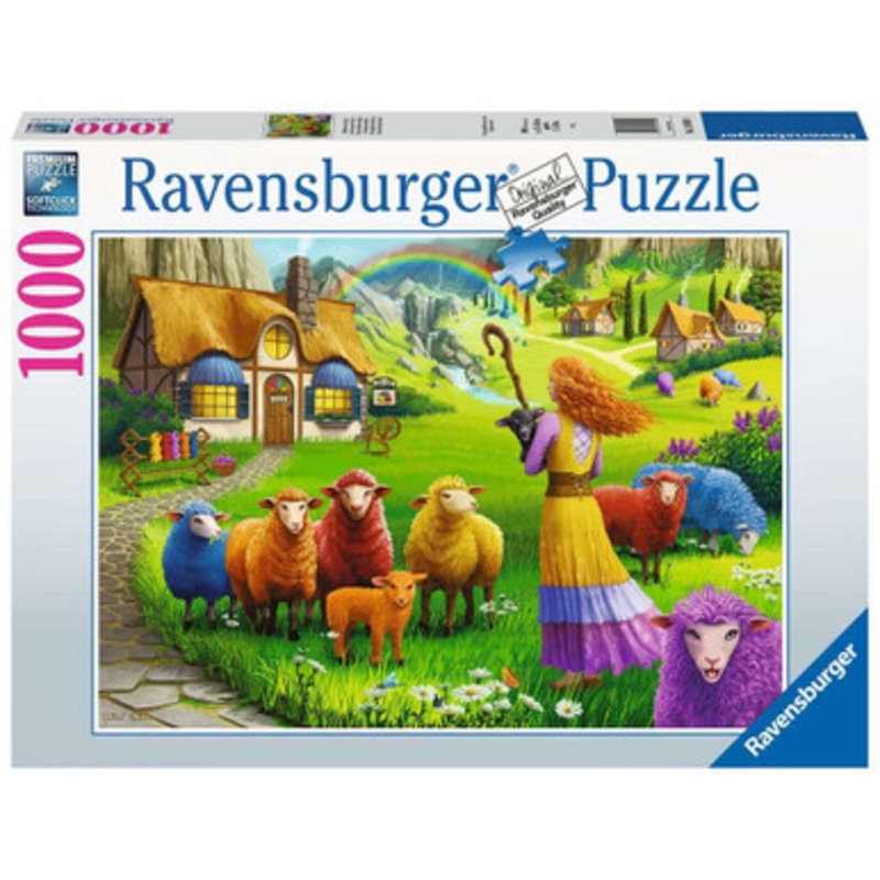 Ravensburger 1000pc – Colourful Wool  Puzzle