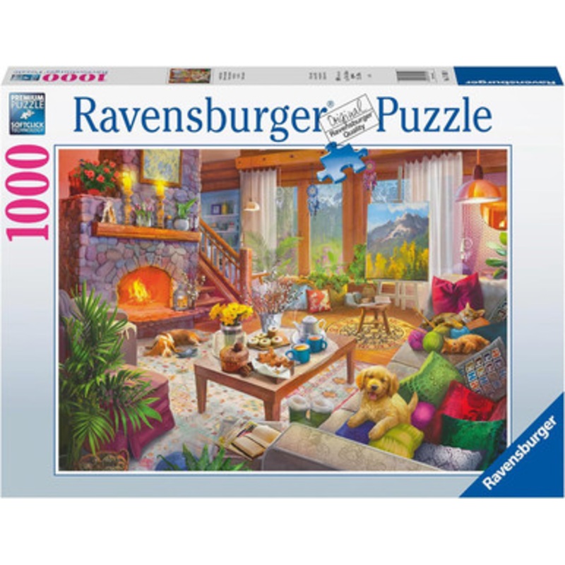 Ravensburger 1000pc – Cozy Cabin Puzzle