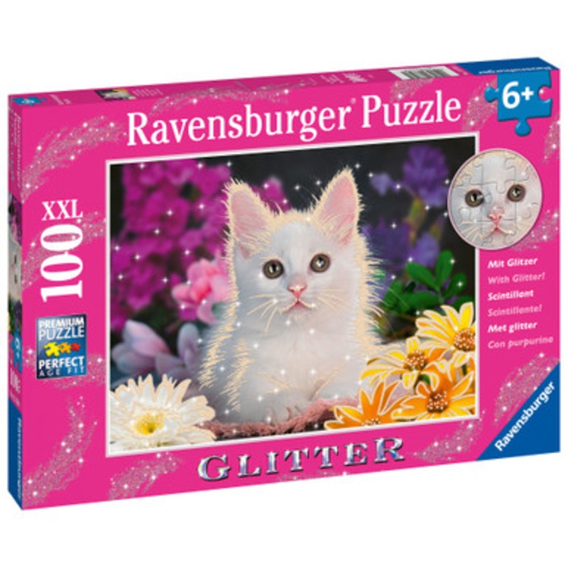 Ravensburger 100pc – Glitter Cat Puzzle