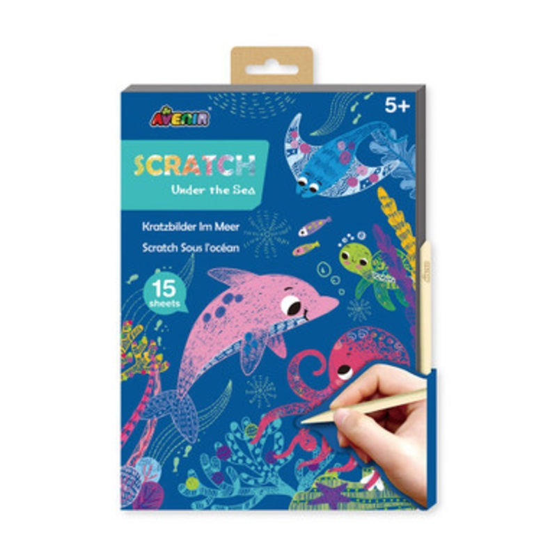 Avenir – A5 Scratch Book – Under the Sea