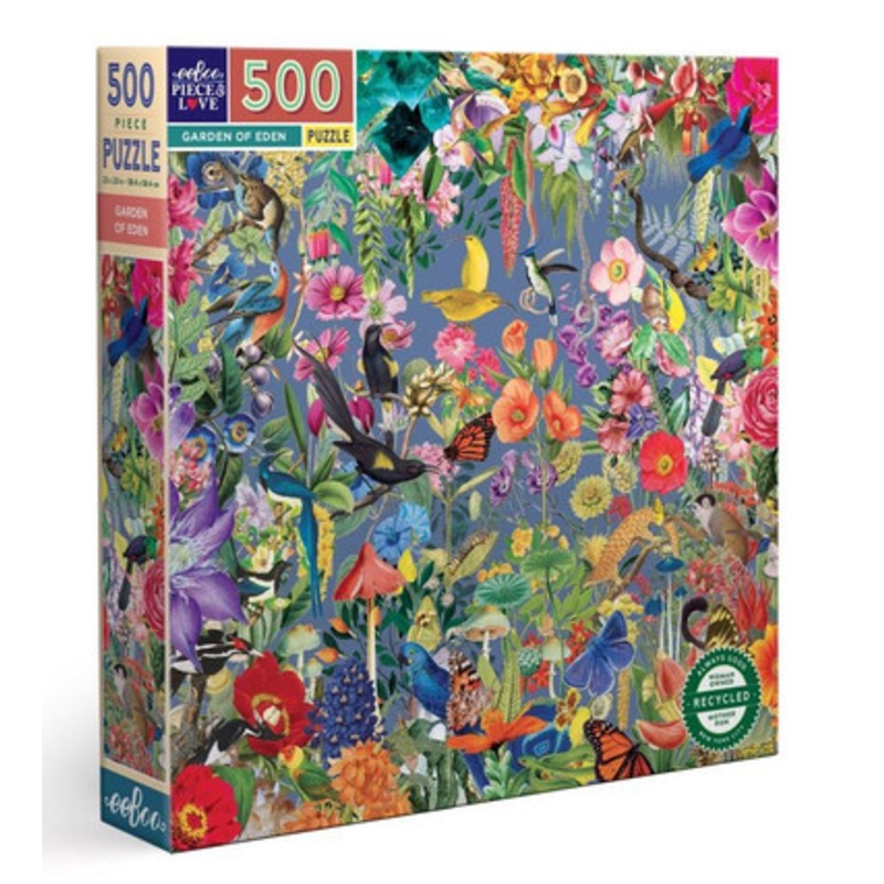 eeBoo 500pc – Garden of Eden Square Puzzle