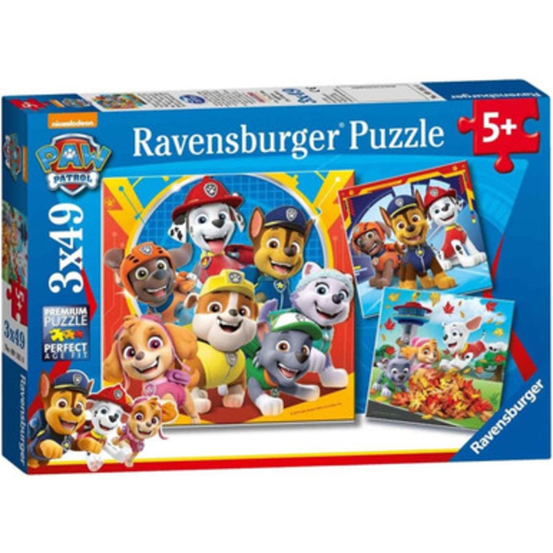 Ravensburger 3x49pc- Paw Patrol Puzzle