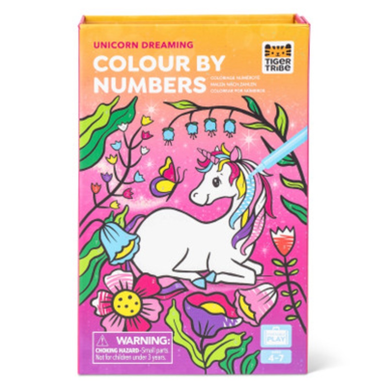 Tiger Tribe Colour by Numbers – Unicorn Dreaming
