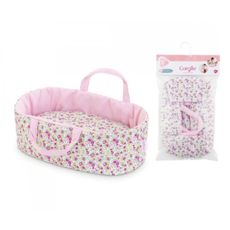 Corolle – Mon Premier Poupon Floral Carry Bed 30cm