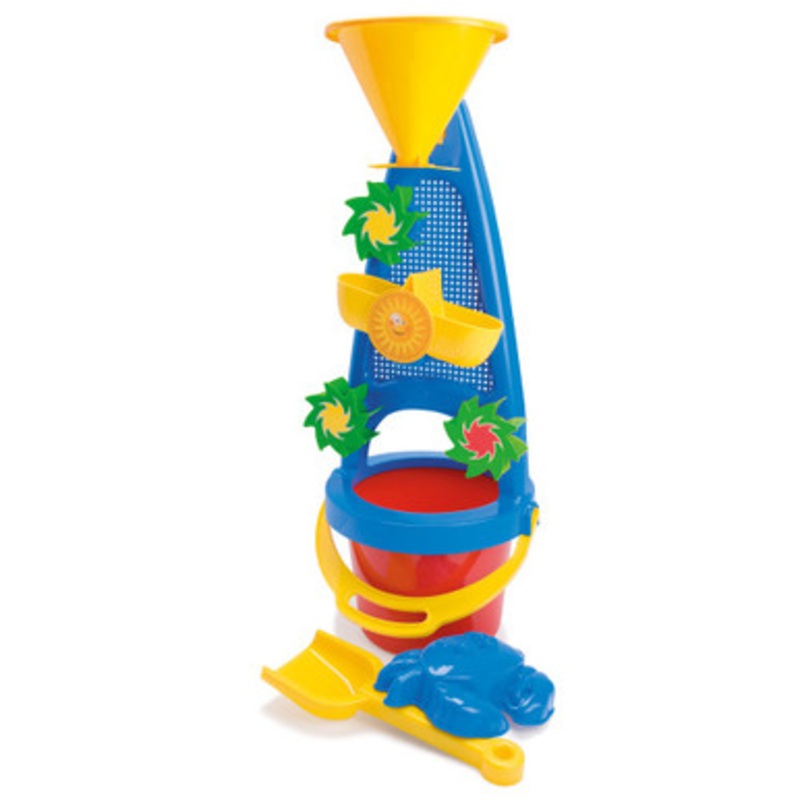 Dantoy – Classic Sand & Water Wheel with Bucket Set 4pcs