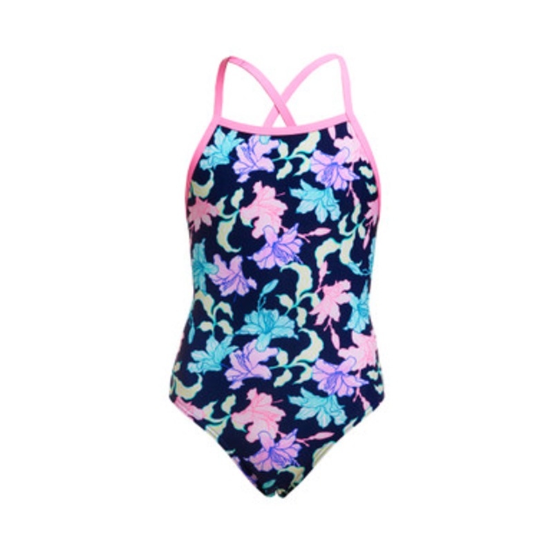 Funkita – Girls Tie Me Tight One Piece Swimmers – Fast Flow