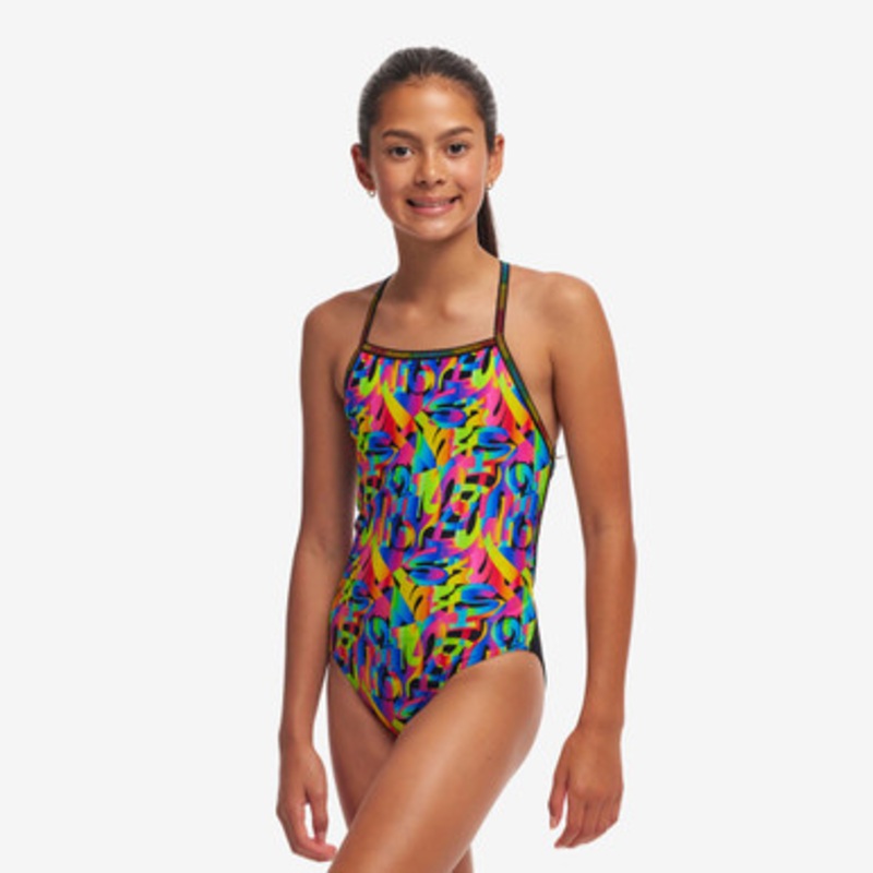 Funkita – Strapped In One Piece Swimmers – Colour Funk