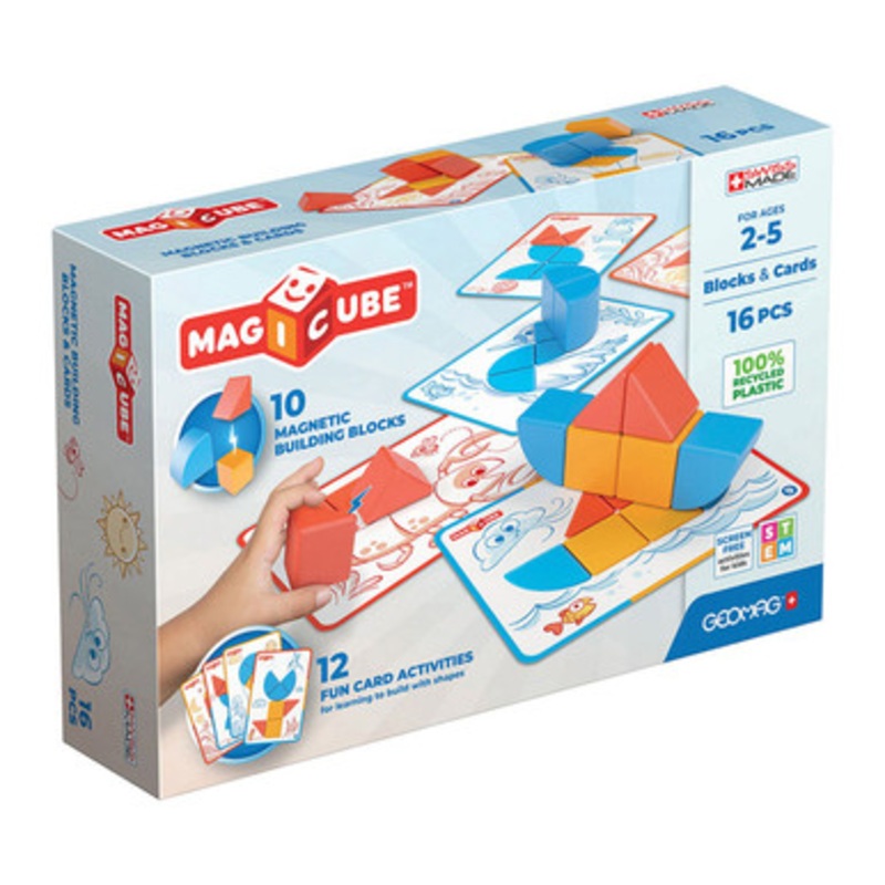 Geomag – Magicube Blocks & Cards 16pc
