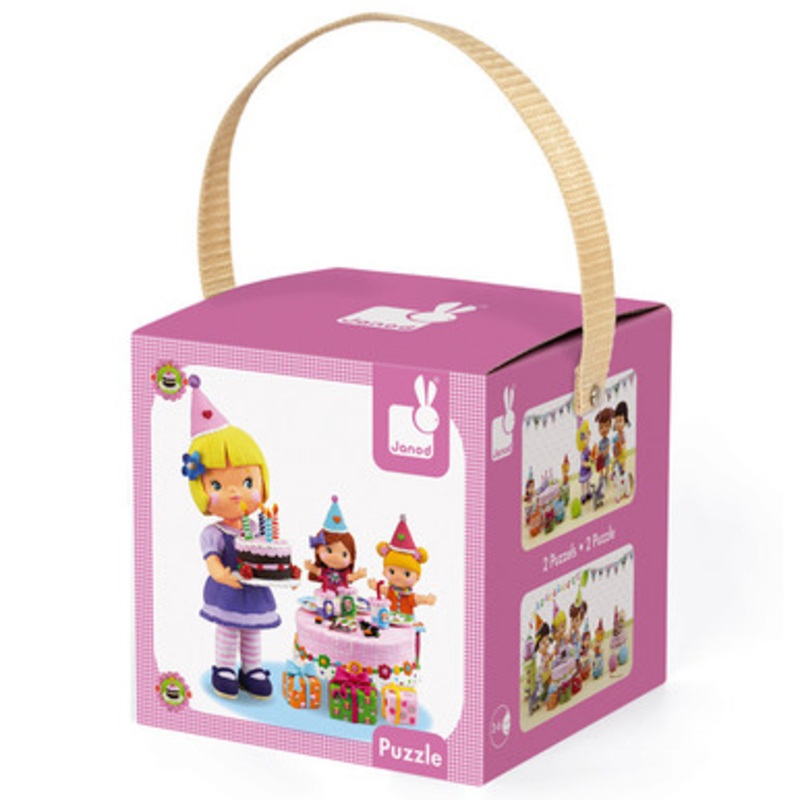 Janod – Juliette’s Birthday Duo Puzzle *Faded packaging*