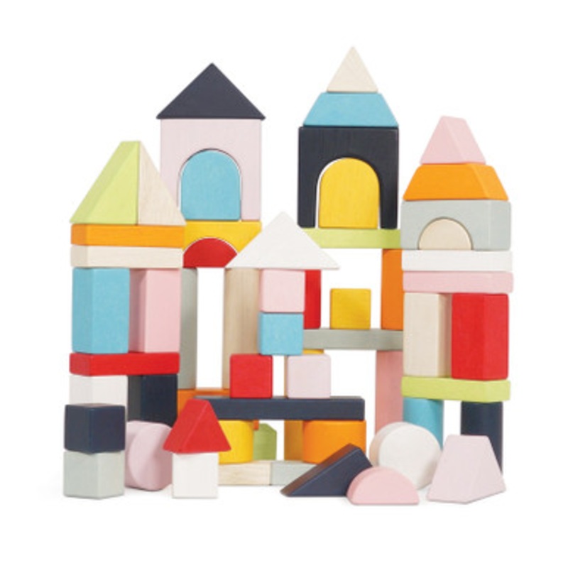 Le Toy Van – Petilou 60 piece Building Blocks Set & Bag
