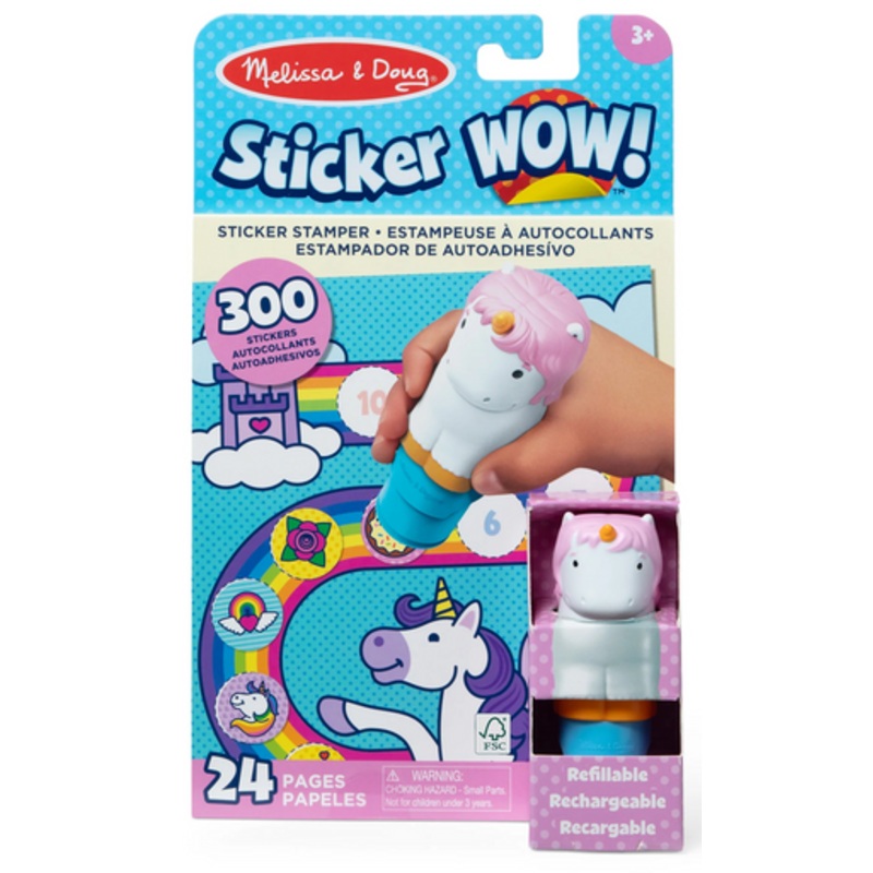 Melissa & Doug – Sticker WOW! Activity Pad Set – Unicorn